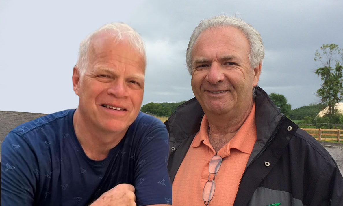 Hal Roback and Paul Dykeman - authors of the Frankie Tomatto Story Hal Roback and Paul Dykeman - authors of the Frankie Tomatto Story